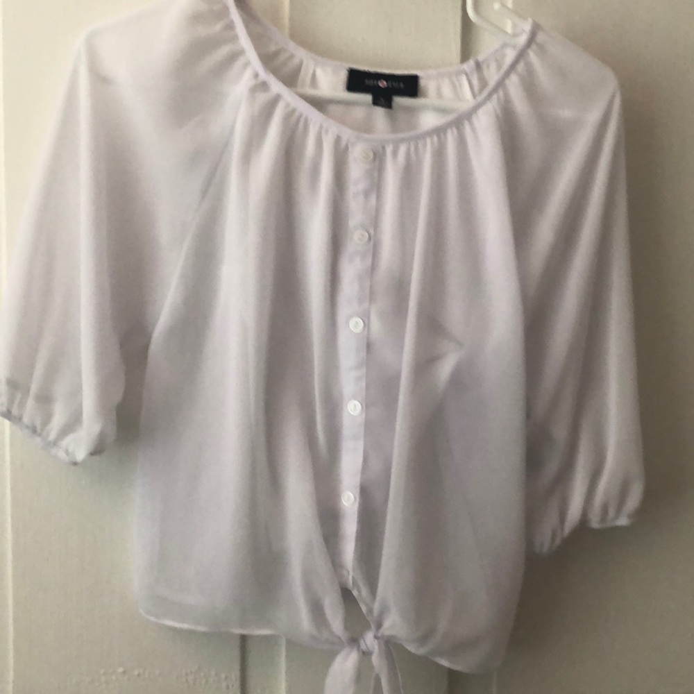 Kids White button shirt